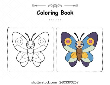 Creative Brazilian Butterfly Coloring Animal