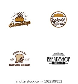 Similar Images, Stock Photos & Vectors of Set of vintage bakery logos