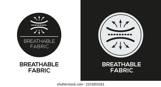 Creative (Breathable fabric) Icon, Vector sign.