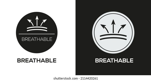 Creative (Breathable) Icon ,Vector Sign.