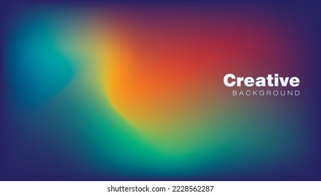 Creative bright vibrant colors flow gradient design for website, background, banner, and more vector eps 10