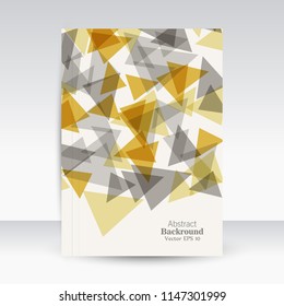 Creative brochure correspondence. Title page. Book cover. Own style. Abstraction on white background.