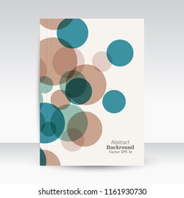 Creative brochure correspondence. Title page. Book cover. Own style. Abstraction on white background.