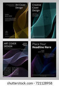 Creative  brochure covers. Vector flyer design template Eps 10. Leaflet cover presentation abstract geometric background, modern publication poster magazine, layout in A4 size