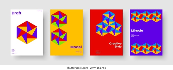 Creative Brochure Design. Abstract Report Layout. Geometric Book Cover Template. Banner. Poster. Business Presentation. Background. Flyer. Newsletter. Leaflet. Brand Identity. Catalog. Advertising