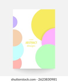 Diseño de folleto creativo, diseño moderno de la cubierta, informe anual, cartel, volante en formato A4.