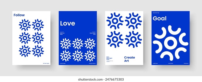Kreatives Broschürendesign. In: Geometric Business Presentation Layout. Vorlage des isolierten Berichts. Hintergrund. Flyer. Banner. Buchumschlag. Poster. Newsletter. Notebook. In: Journal. Brande Identität. Katalog