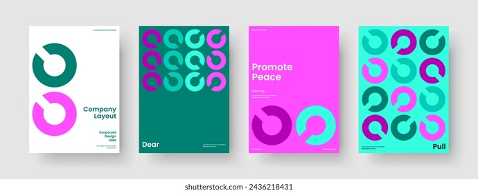Diseño de folletos creativos. Plantilla de pancarta aislada. Diseño de informe moderno. Antecedentes. Volante. Cartel. Presentación empresarial. Portada del libro. Cartera. Publicidad. Folleto. Catálogo. Revista