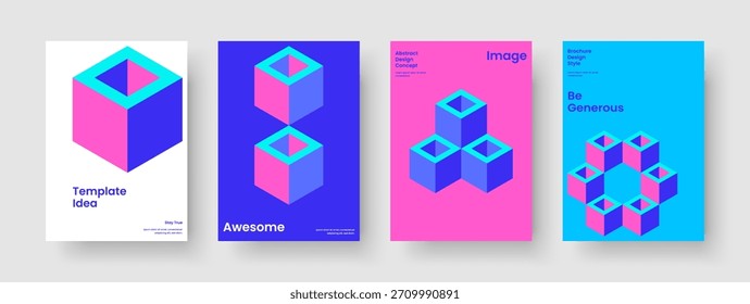 Creative Brochure Design. Isolated Book Cover Template. Geometric Banner Layout. Business Presentation. Poster. Flyer. Background. Report. Catalog. Newsletter. Journal. Magazine. Handbill