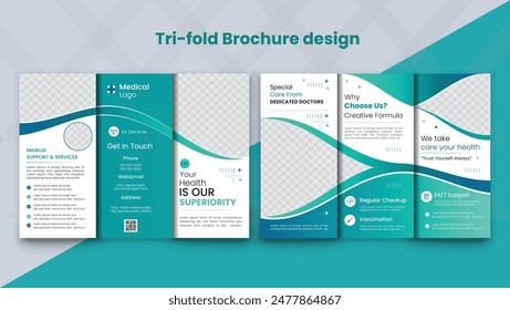 Creative brochure design mock up