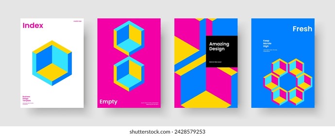 Diseño de folletos creativos. Plantilla de banner moderna. Diseño de póster aislado. Informe. Volante. Antecedentes. Presentación empresarial. Portada del libro. Boletín informativo. Diario. Cartera. Catálogo. Prospecto. Portátil