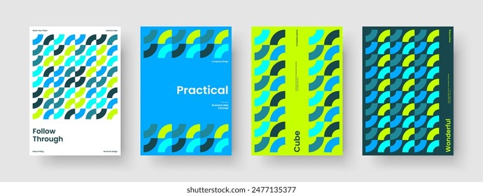Diseño de folletos creativos. Plantilla de póster moderna. Diseño de informe aislado. Antecedentes. Portada del libro. Presentación empresarial. Anuncio. Volante. Revista. Identidad de marca. Folleto. Cartera. Portátil