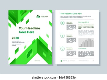 Creative brochure layout. Annual report, flyer, magazine, business template abstract background