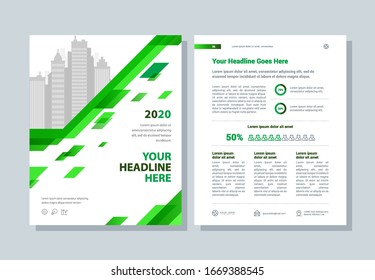 Creative brochure layout. Annual report, flyer, magazine, business template abstract background