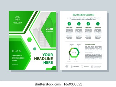 Creative brochure layout. Annual report, flyer, magazine, business template abstract background