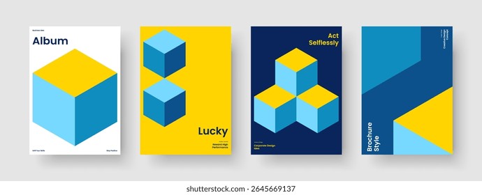 Layout der kreativen Broschüre. Geometrische Postervorlage. Einzelnes Banner-Design. Geschäftspräsentation. Hintergrund. Flyer. Bericht. Buchumschlag. Markenidentität. Broschüre. Werbung. Newsletter