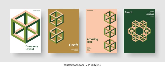 Creative Brochure Layout. Isolated Poster Design. Geometric Background Template. Banner. Report. Book Cover. Flyer. Business Presentation. Newsletter. Journal. Advertising. Notebook. Pamphlet