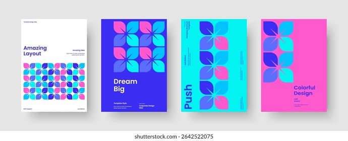 Creative Brochure Layout. Isolated Report Design. Geometric Background Template. Book Cover. Business Presentation. Flyer. Banner. Poster. Leaflet. Journal. Handbill. Portfolio. Advertising