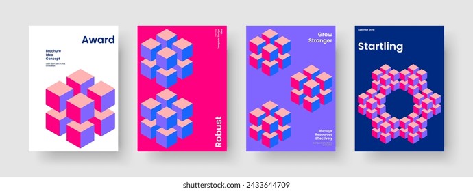 Creative Brochure Template. Geometric Business Presentation Layout. Isolated Book Cover Design. Poster. Background. Banner. Flyer. Report. Handbill. Journal. Newsletter. Brand Identity. Leaflet