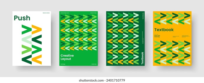 Plantilla de folleto creativo. Diseño de volante geométrico. Diseño moderno de la cubierta del libro. Cartel. Cartel. Informe. Antecedentes. Presentación de negocios. Diario. Identidad de marca. Publicidad. Catálogo. Leaflet