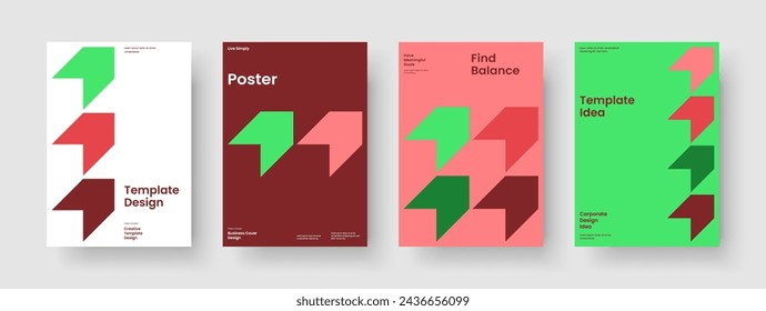 Plantilla de folleto creativo. Diseño de póster geométrico. Diseño de fondo moderno. Portada del libro. Volante. Pancarta. Informe. Presentación empresarial. Publicidad. Diario. Cartera. Handbill. Boletín