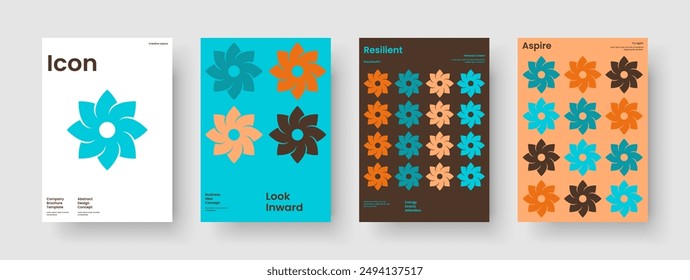 Kreativbroschüre Vorlage. Modernes Flyer-Layout. In: Geometric Book Cover Design. Bericht. Poster. Hintergrund. Banner. Geschäftspräsentation. Newsletter. Merkblatt. In: Magazine. Notebook. Brande Identität