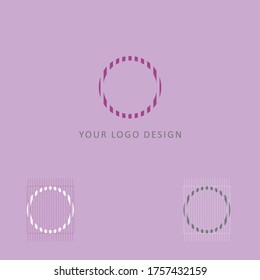 Creative Broken O Letter Logo Design With Shapes and Shadow, 3D O Letter.