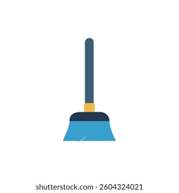 A creative broom icon tailored for cleaning professionals in the industry.