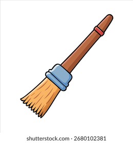 Creative Brush Icon Design Modern Artistic Digital Paint Drawing Tools Illustration Color Art Set Minimal Flat Style Graphic Elements UI Decor
