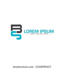Creative BS letter logo design