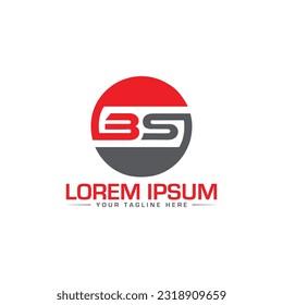 Creative BS letter logo design