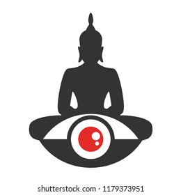 creative budha symbol