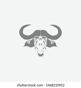 creative Buffalo head design logo ideas become a brand symbol for your business, the concept of buffalo icons.
