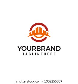 Creative Building Concept Logo Design Template