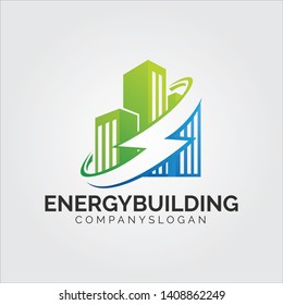 Creative Building Concept Logo Design Template.