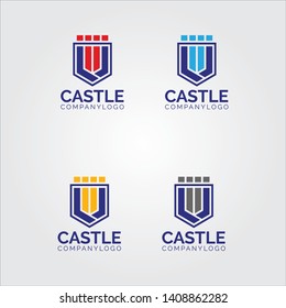 Creative Building Concept Logo Design Template.