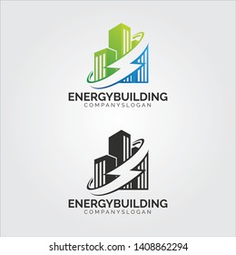 Creative Building Concept Logo Design Template.