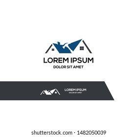 Creative Building Concept Logo Design Template