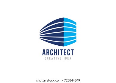 Creative Building Concept Logo Design Template