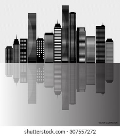 Creative building design template, for your company, vector illustration