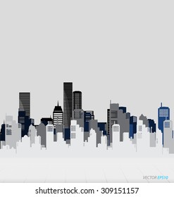 Creative building design template, for your company, vector illustration