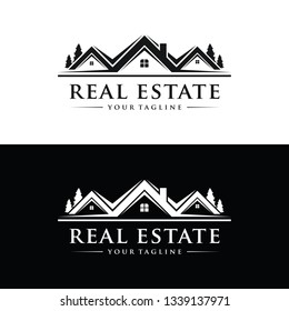creative building real estate logo