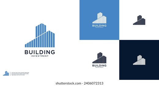 Design-Vorlage für das Logo für kreatives Gebäude