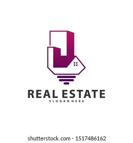 Creative Bulb City Logo Symbol Template Design Vector, Emblem, Design Concept, Creative Symbol, Icon