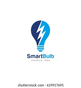Creative Bulb Concept Logo Design Template