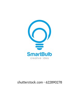 Creative Bulb Concept Logo Design Template