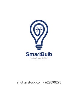 Creative Bulb Concept Logo Design Template
