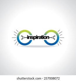 creative bulb connecting inspiration idea concept