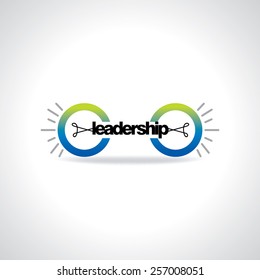 creative bulb connecting leadership idea concept