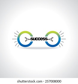 creative bulb connecting success idea concept